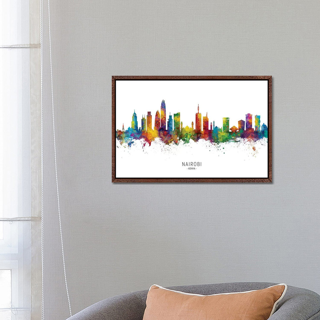 Nairobi Kenya Skyline by Michael Tompsett - Print on Canvas
