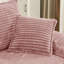 Canapé confortable en velours côtelé de 81 po avec repose-pieds Lewis-129720976