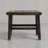 Adelaide Reclaimed Elm Wood Side Table, Black-114728486