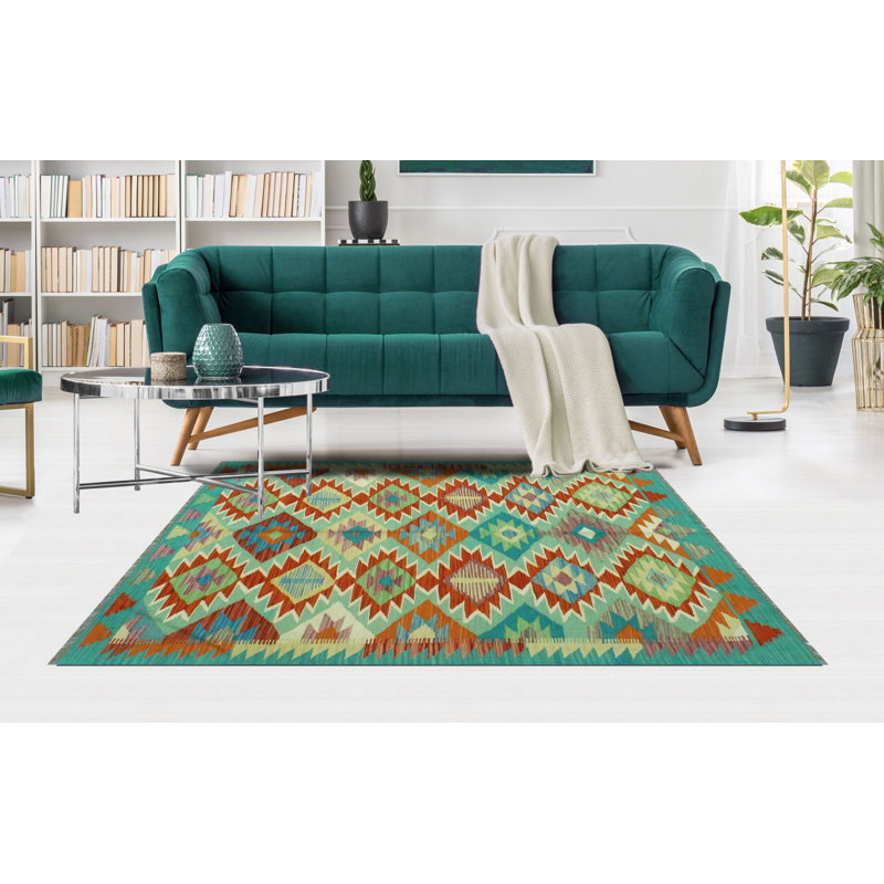 Bobbee Wool Geometric Indoor Rug