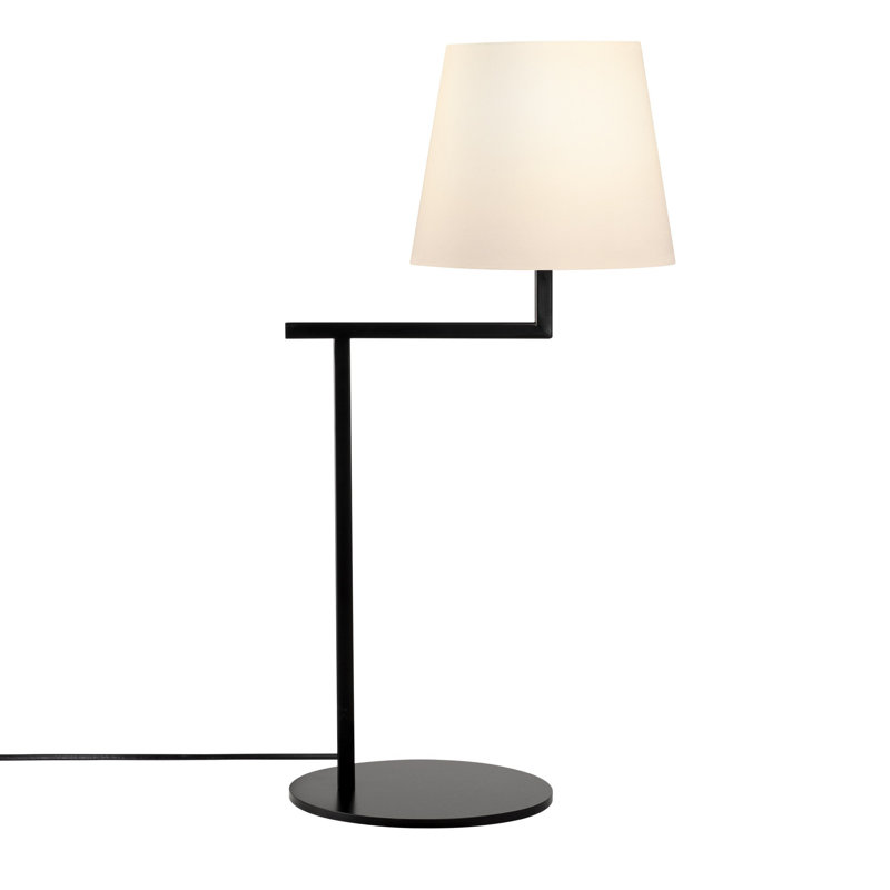 Lampe de bureau noire 19,69 po Ellesmere