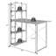 Gerell Office Workstation Desk with Shelves-61275997