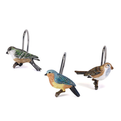 Love Nest Bath Shower Curtain Hooks