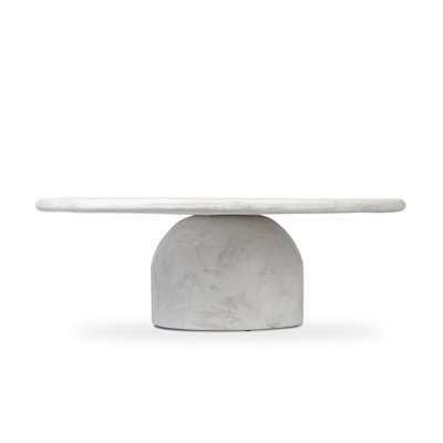 Freimut Coffee Table-Textured Lunar Concrete