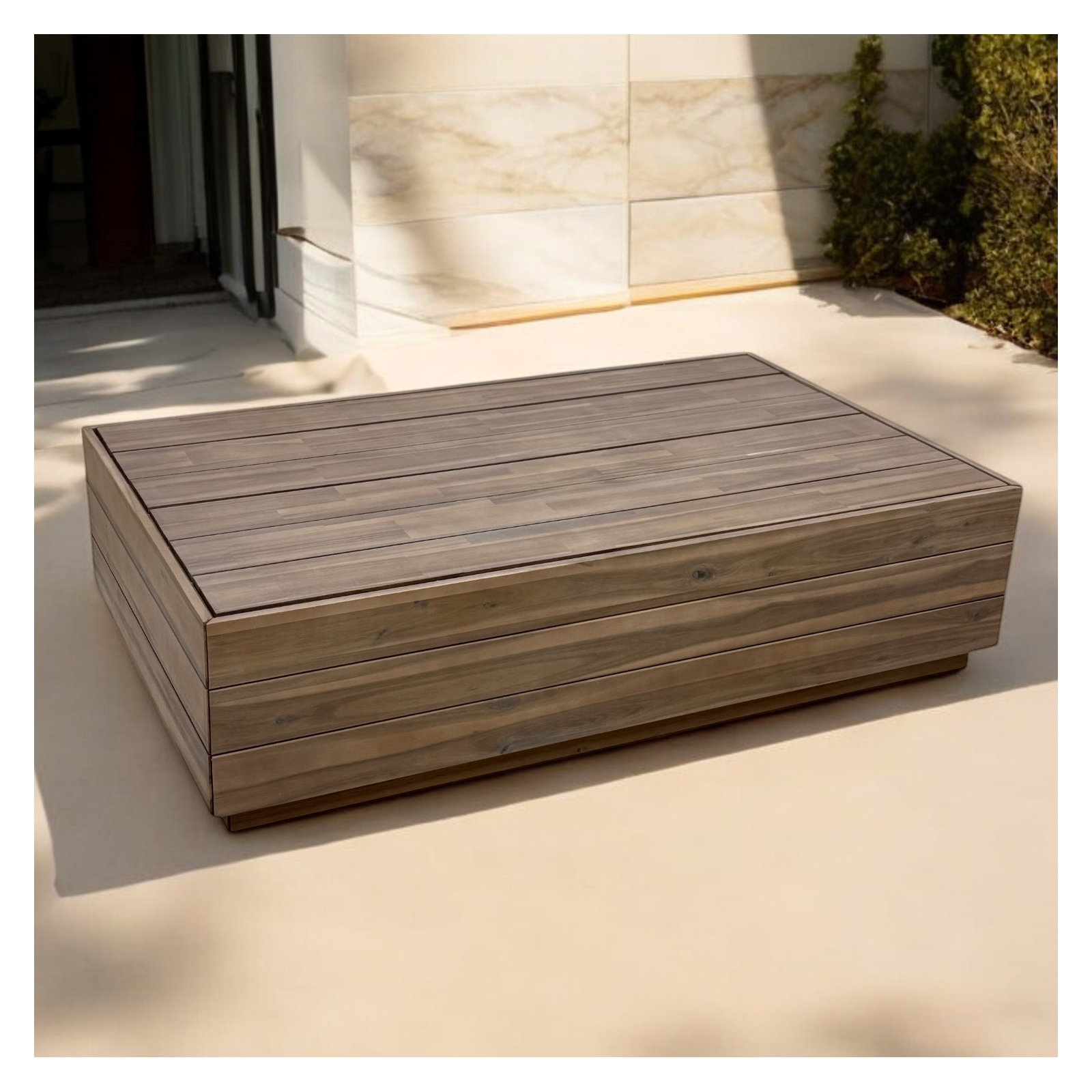 Love Acacia Storage Coffee Table