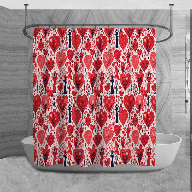 Rideau de douche Jazaniah, H 73 po x l 70 po