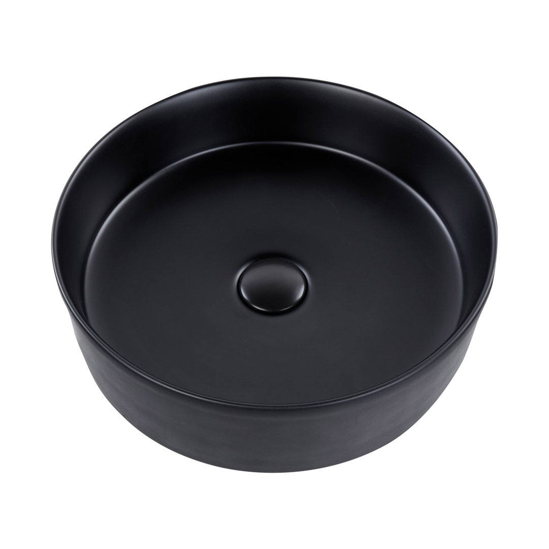 Latitude Run Avamay 16mm L x 16mm W Ceramic Oval Sink
