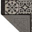 Tapis d'intérieur gris anthracite 31,5 po x 59 po Dina