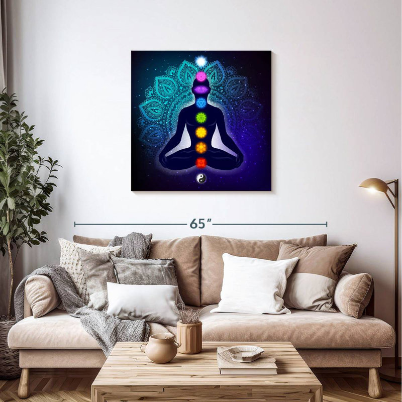 Kerrick Lotus Pose Meditation, 36" H x 36" W