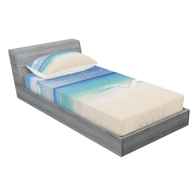 Microfiber Sheet Set, Twin Sheet Set with Fitted Sheet