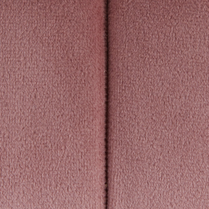 Repose-pieds rond 1 pièce en velours rosé K 25 po x 25 po x 16 po en velours rose avec utilisation polyvalente et assise confortable