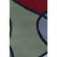 Bense Garza Hand Tufted Wool Modern Area Rug in Red/Blue/Green-1401997612