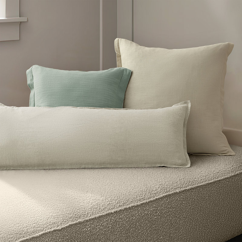 Coussin 100% lin français, Naturel