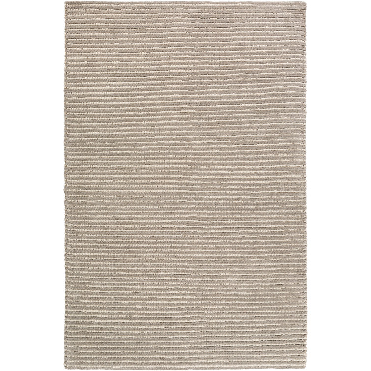Felix Wool Area Rug in Gray/Cream