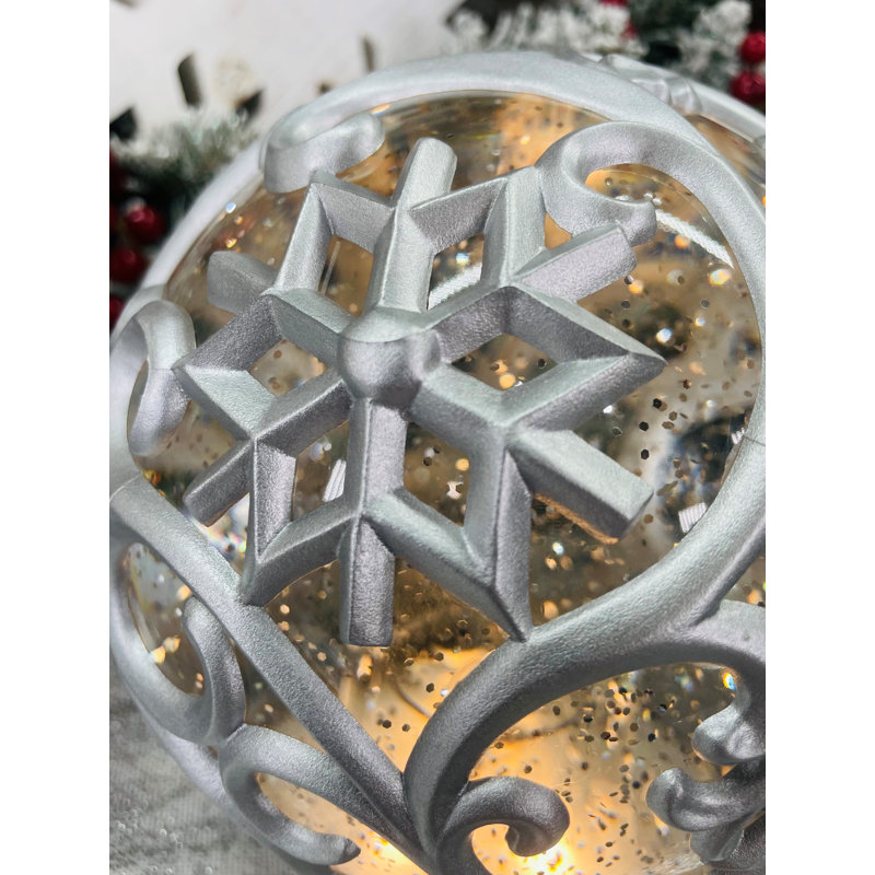 Globe d'eau flocon de neige