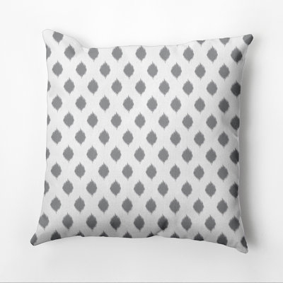 Ikat Outdoor Reversible Throw Pillow
