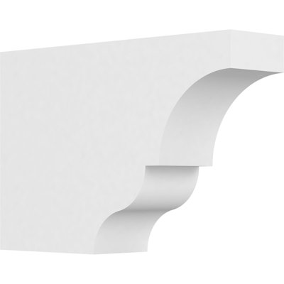 3"W x 8"H x 12"L Standard Asheboro Architectural Grade PVC Rafter Tail
