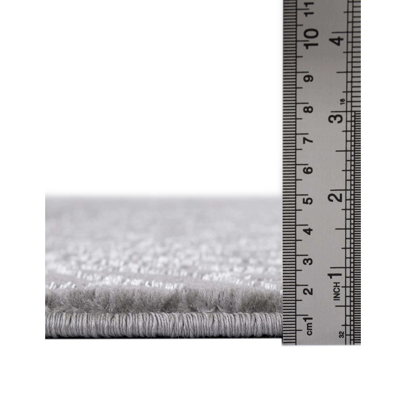Glitzy Geometric Indoor Rug, Rectangle 6'1" x 9'