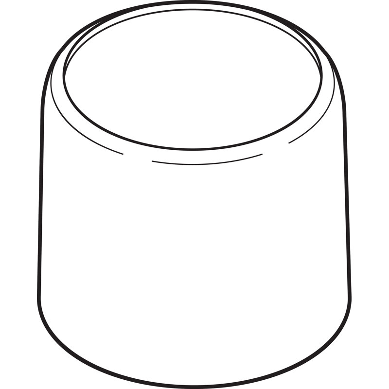 Capot de bec de cuisine Waterfall, Chrome