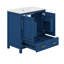 Ensemble de meuble-lavabo 60 po avec double meuble-lavabo et double lavabo en céramique, tiroirs divisés-1867022461
