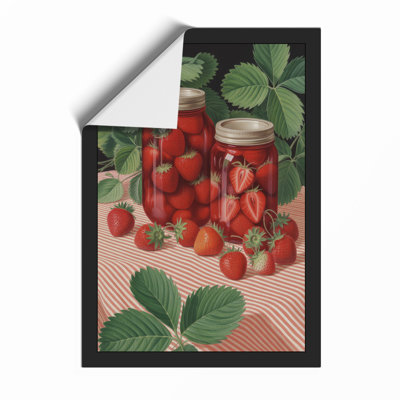 Strawberries Preserved Botanical - Print