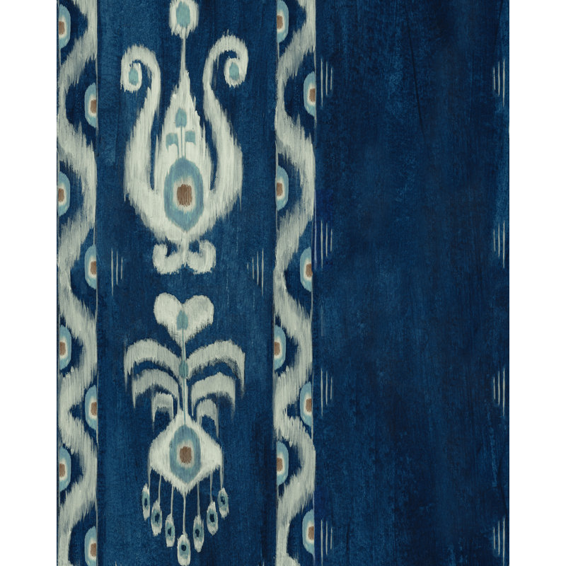 KIRALY Lemon Wallpaper, Blue/Light Blue