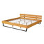 Cadre de lit en bois de pin-713461953
