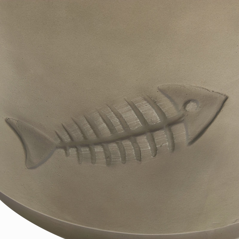 16'' MGO SIDE TABLE FISH PATTERN