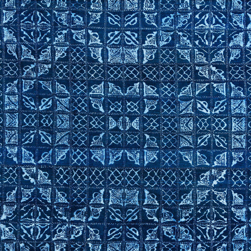 Tapis abstrait moderne 4506, Carré 5 pi