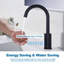Robinet pour salle de bain à trou unique sans contact-89060548