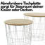 Heidi Drum Coffee Table with Storage