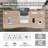 62.98" Electric Height Adjustable Standing Desk With 4 Casters And Charging Stations, 2 Hooks, Big Mouse Pad-1622600193