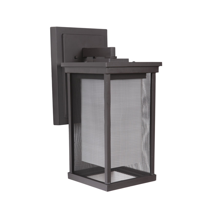 Lanterne murale 1 lumière Frederica, H 17,25 po x l 8 po x P 10,1 po