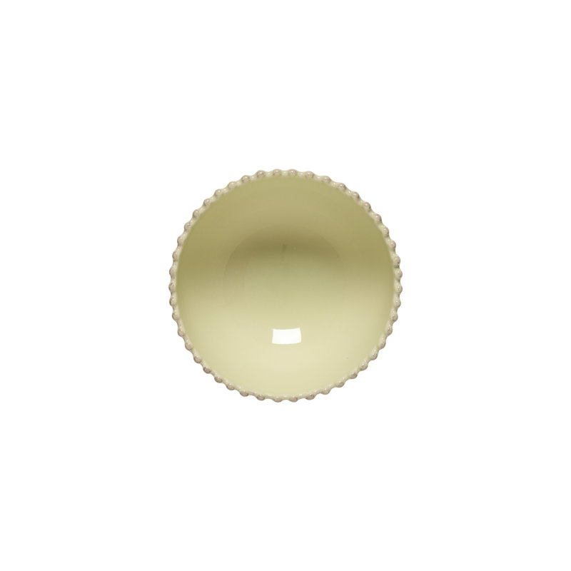 Pearl Handmade Stoneware Cereal Bowl, Lilly Green