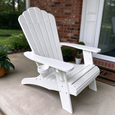 Fauteuil Adirondack surdimensionné avec porte-gobelet