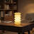 10.4'' Modern 5-Tier Stacked Bubble Ambient Glass Table Lamp with Dimmable Switch and E12 Lamp Holder for Bedroom, Living Room or Entryway-123043891