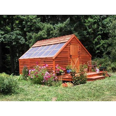 Sunhouse 12 ft W x 12 ft D Western Red Cedar Wood Storage Shed