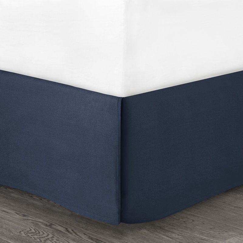 Navy Microfiber California King Seersucker Comforter Set