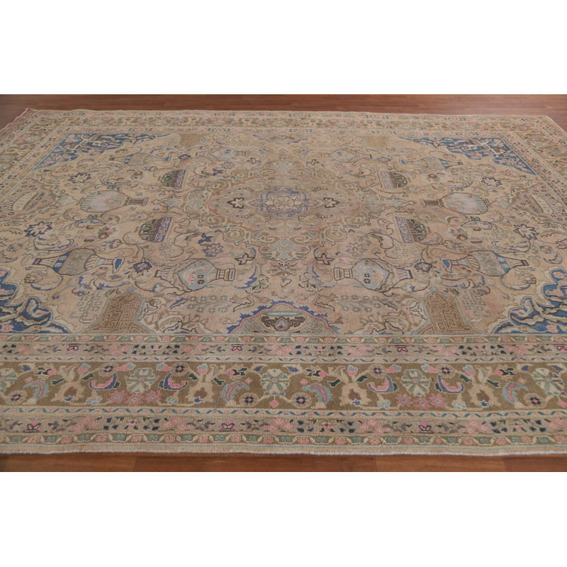 Tapis traditionnel illustré 10 x 13