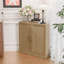 Corner Storage Cabinet, Stackable Corner Shelf for Living Room, Bedroom, Kitchen, Solid Wood Veneer (31" / 36" Options)-1271325387-1268302932-1271325386