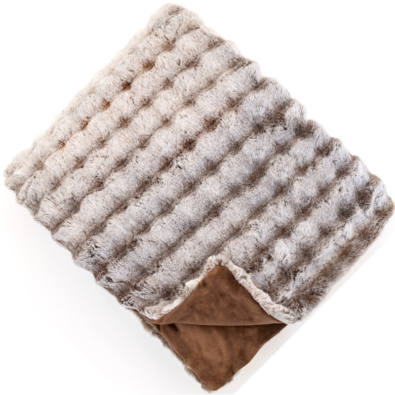 Shugar Throw Blanket, Taupe