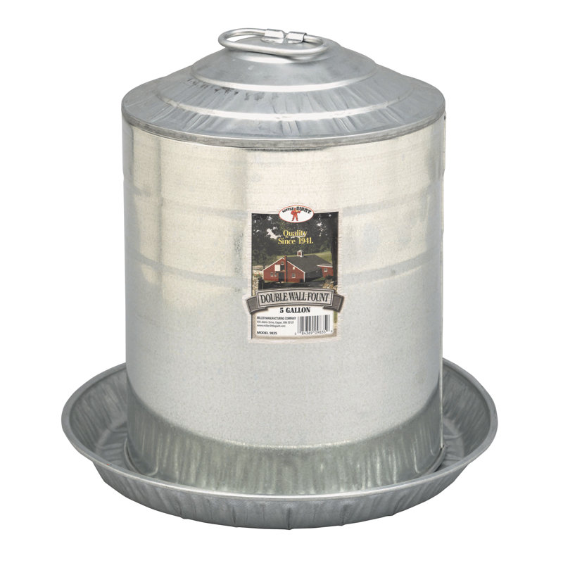Fount murale double, 3 gallons