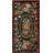 Antique Wool &amp; Cotton Brown Earth Tone Hooked - Loop Pile Rug