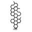 Hex Vertical Designer Radiator 1200Hx486W-425530284