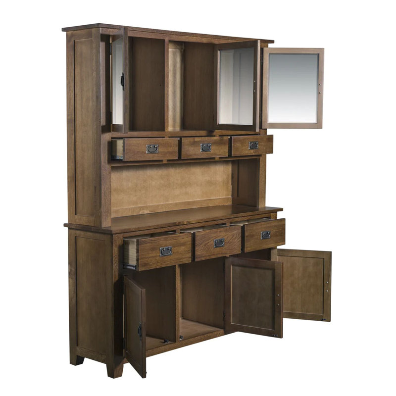 Sideboard with Bar Hutch, Brown