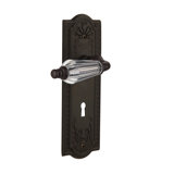 Meadows Plate with Decorative Keyhole and Passage (Hall & Closet) with Parlour Lever