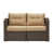 Structure brune / coussin kaki est en rupture de stock sélectionné