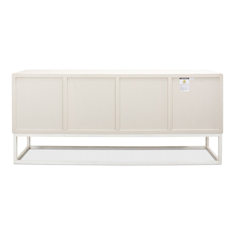 Aztec 80'' W Solid Wood Sideboard, White