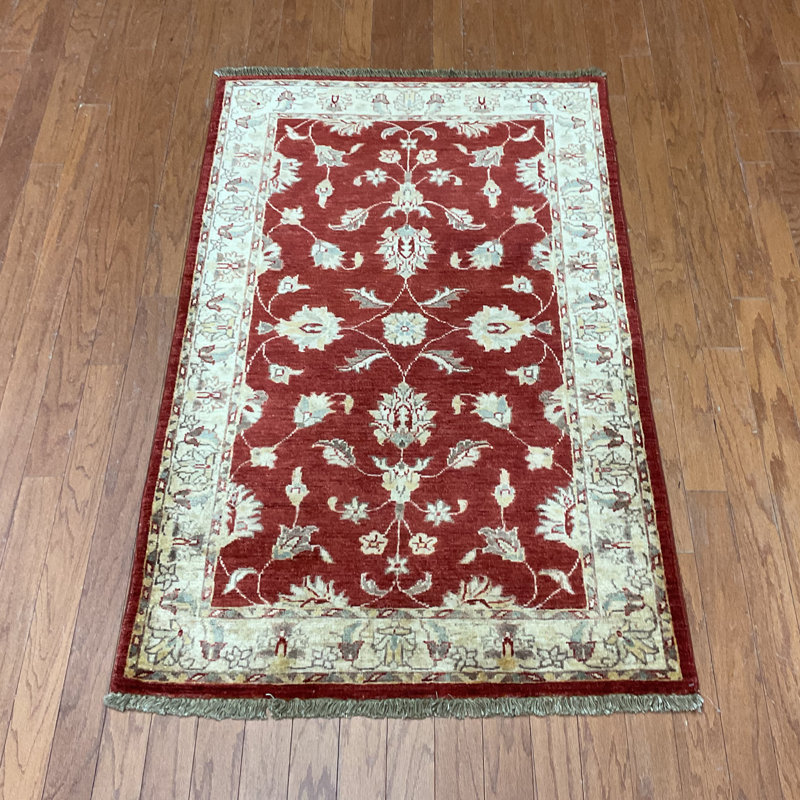  Handmade Oushak Wool Rug