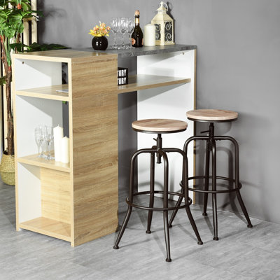 Alameda Swivel Adjustable Height Bar Stool